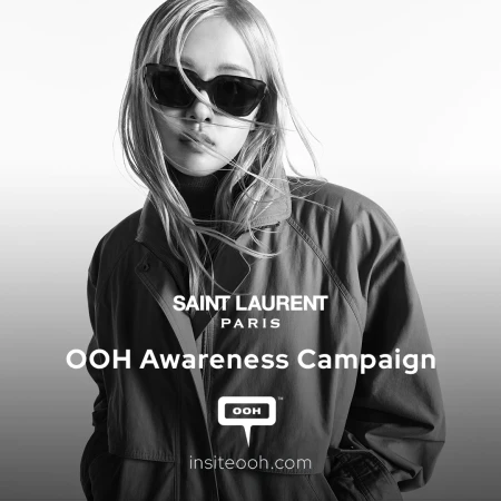 Saint Laurent Reveals Its Fall 2025 Campaign Across Dubai’s OOH With Rosé