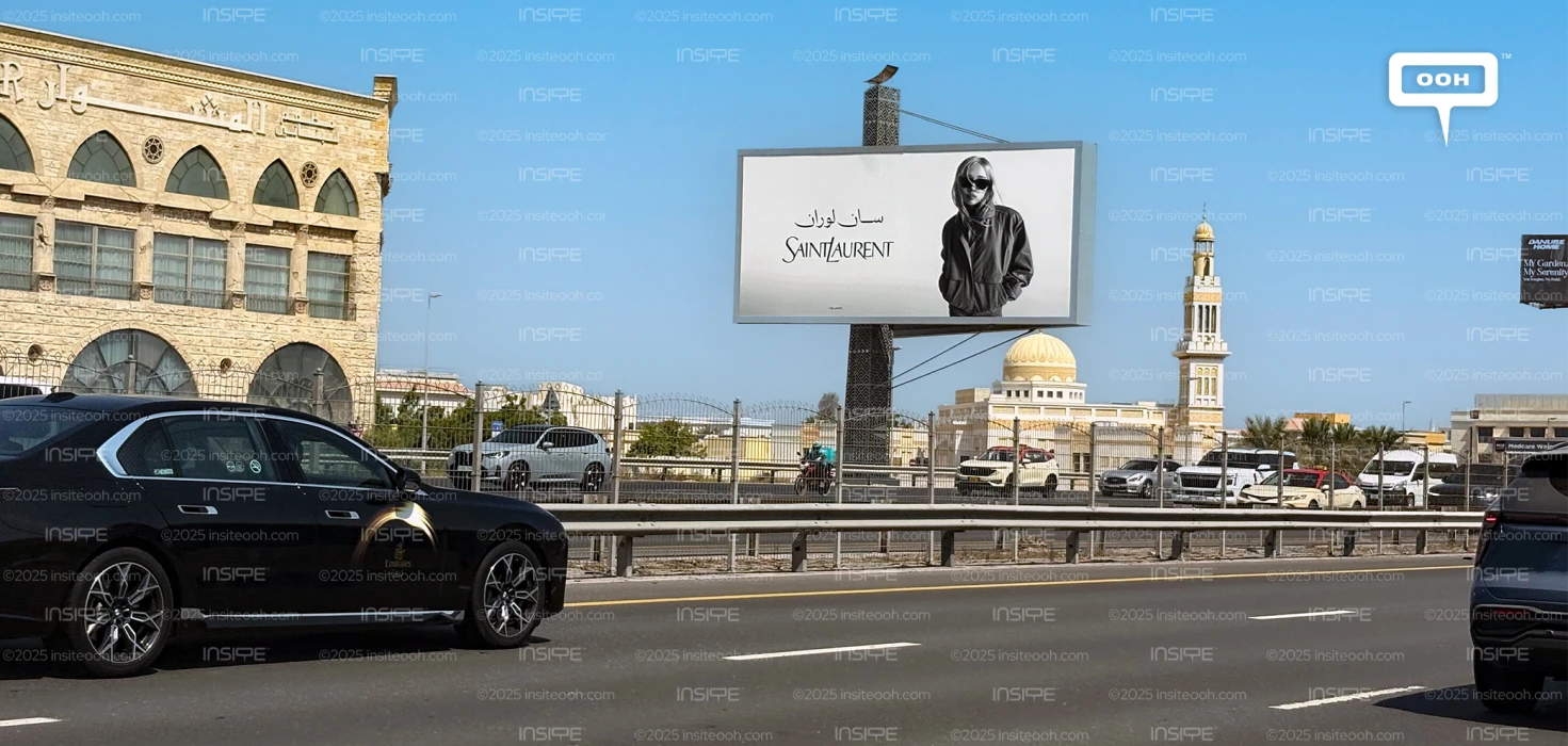 Saint Laurent Reveals Its Fall 2025 Campaign Across Dubai’s OOH With Rosé