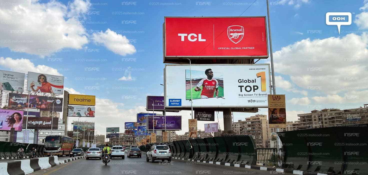 TCL, Arsenal’s Global Partner, Shines on Egyptian Billboards