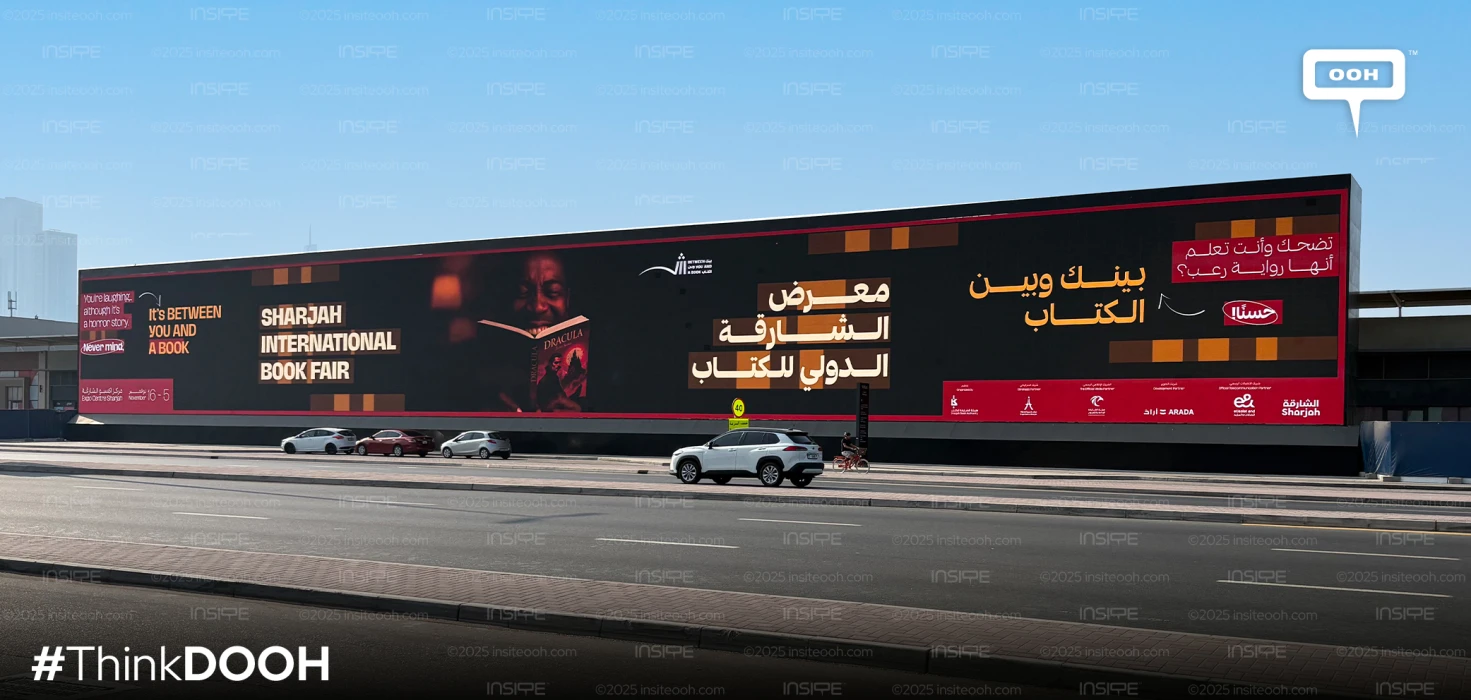 Sharjah International Book Fair 2025 Turns the Page on D/OOH Ad Campaign