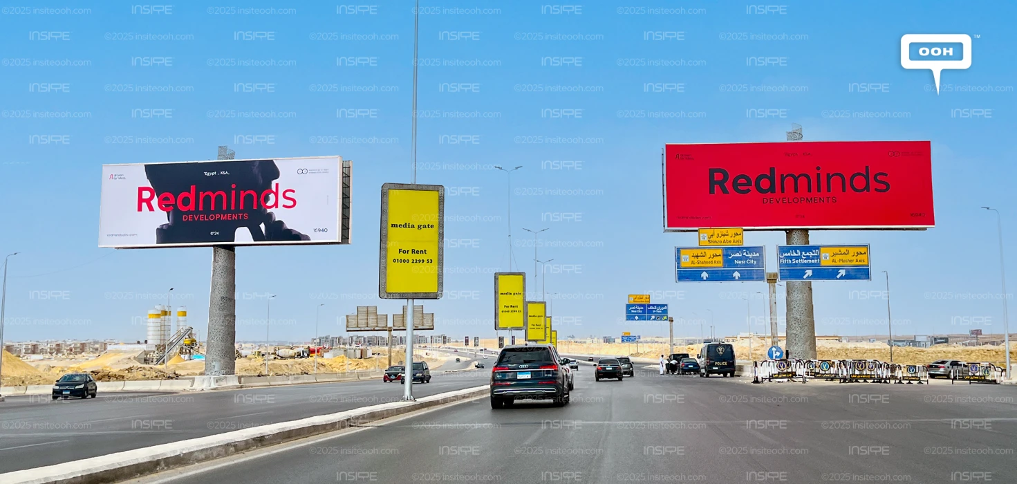 Redminds Developments Unveils Its Branding Campaign Across Egypt’s OOH Platforms