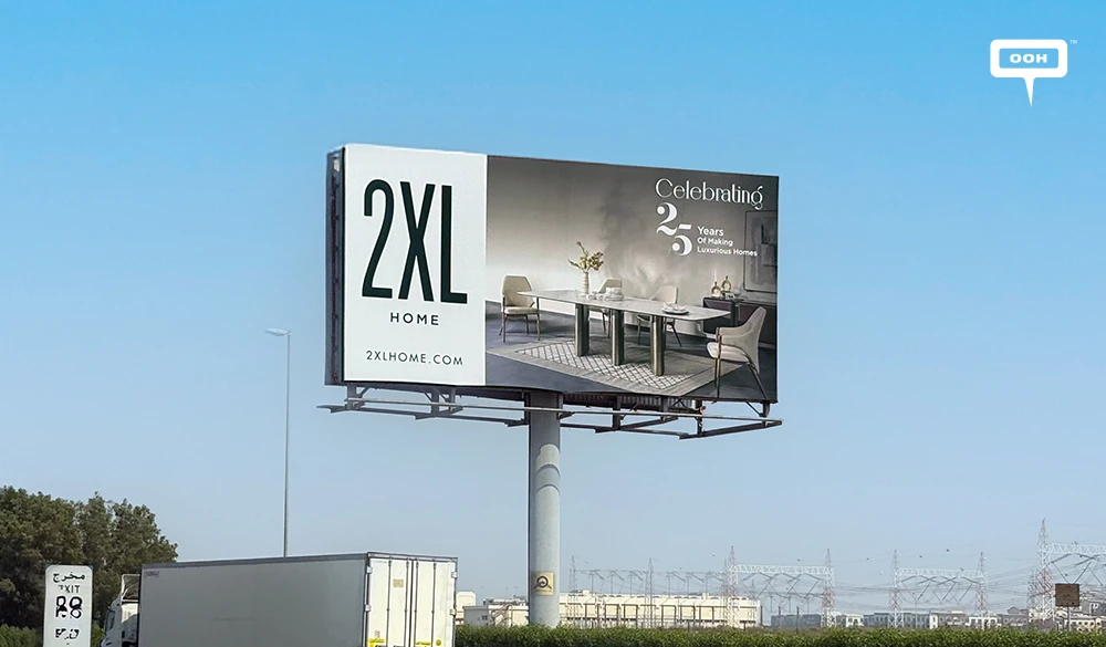 2XL Home's Silver Milestone, Rolling on OOH Billboards
