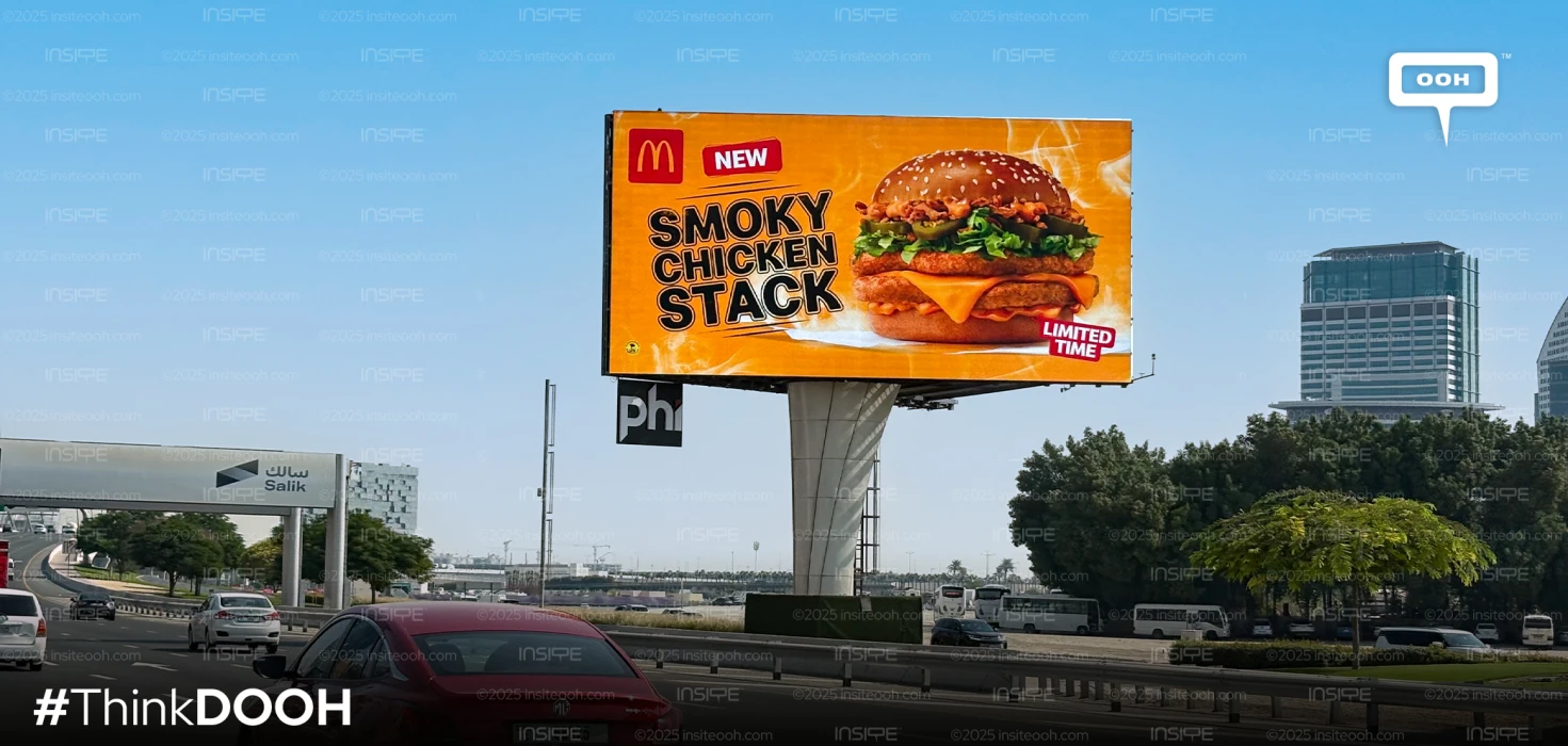 McDonald's Launches "Smoky Chicken Stack" & "Spicy Sprite" OOH in the UAE