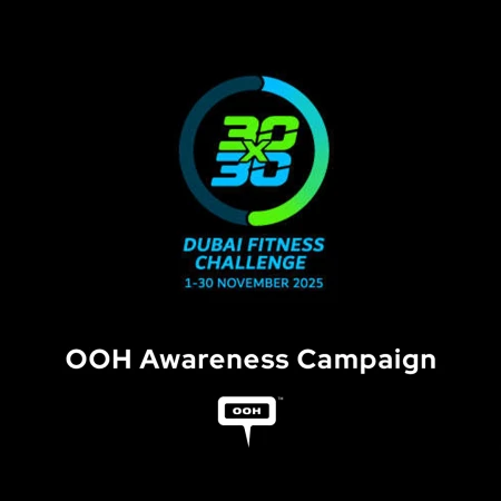 Dubai Fitness Challenge Inspires to Move, Through Energetic DOOH Display