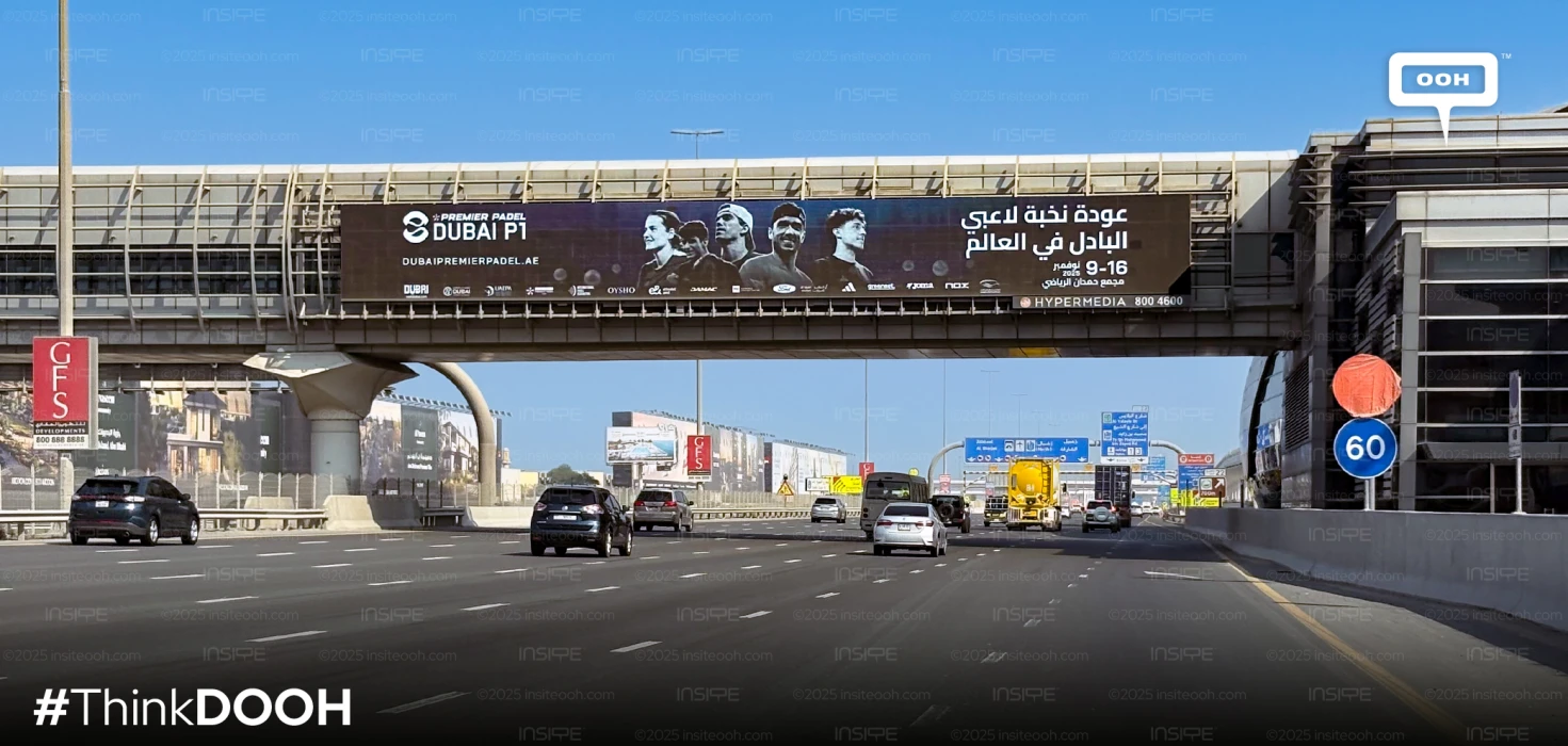 Dubai Calendar Returns with 'The Pearl Of Padel' on Dubai's DOOH
