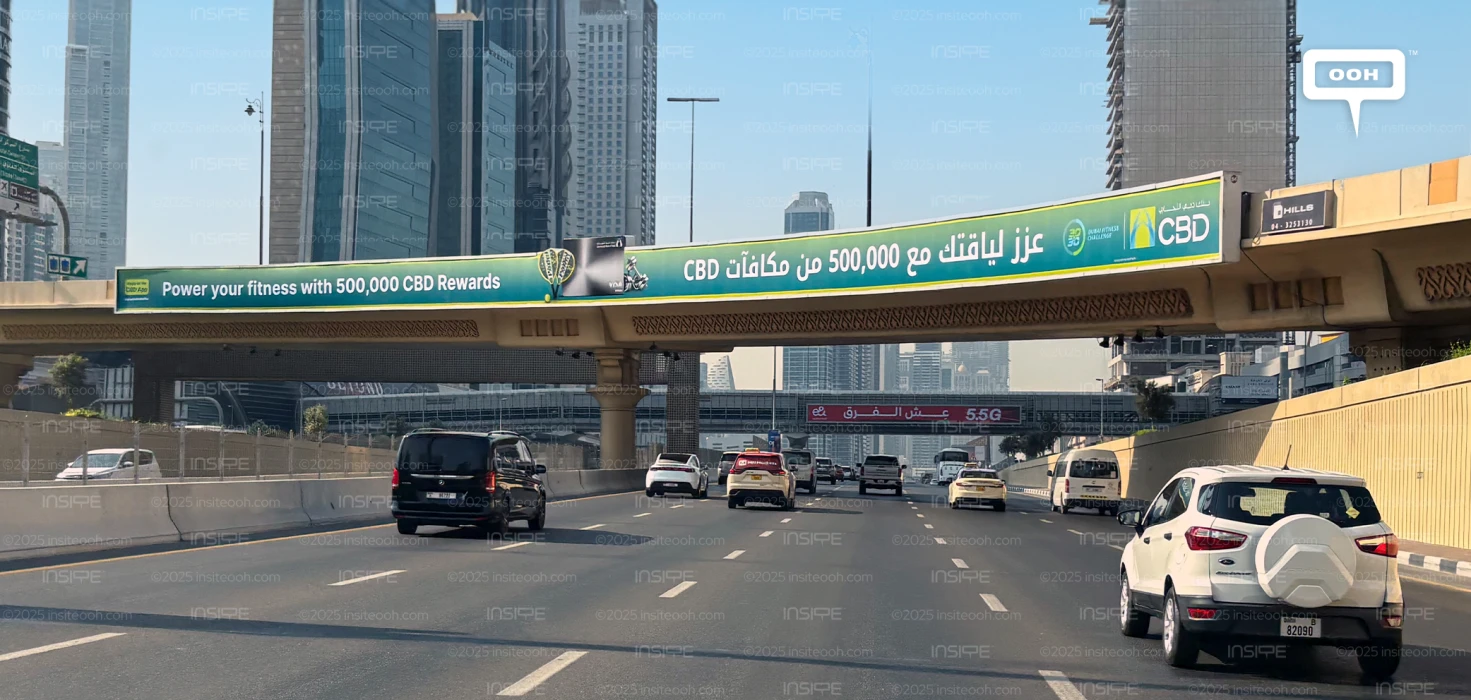 CBD Powers Up Dubai Fitness Challenge with a Rewarding Billboard Activation