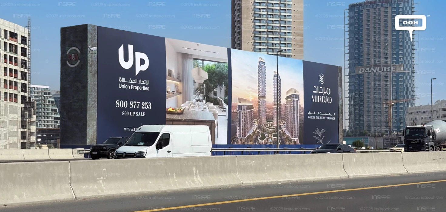 Your Heart Belongs to Mirdad, According to Union Properties D/OOH