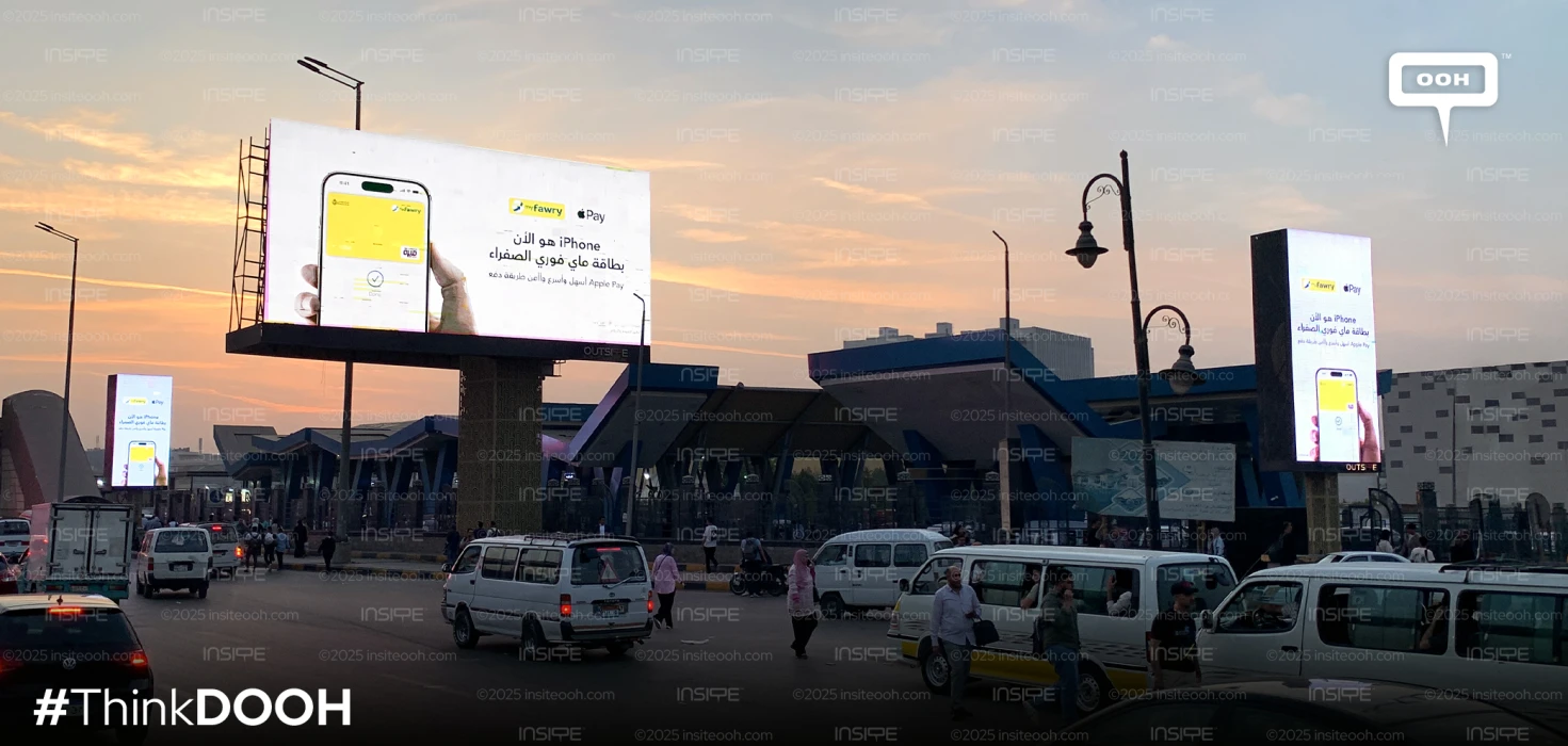 Billboards Announce the Big News: My Fawry Now is Apple Pay!