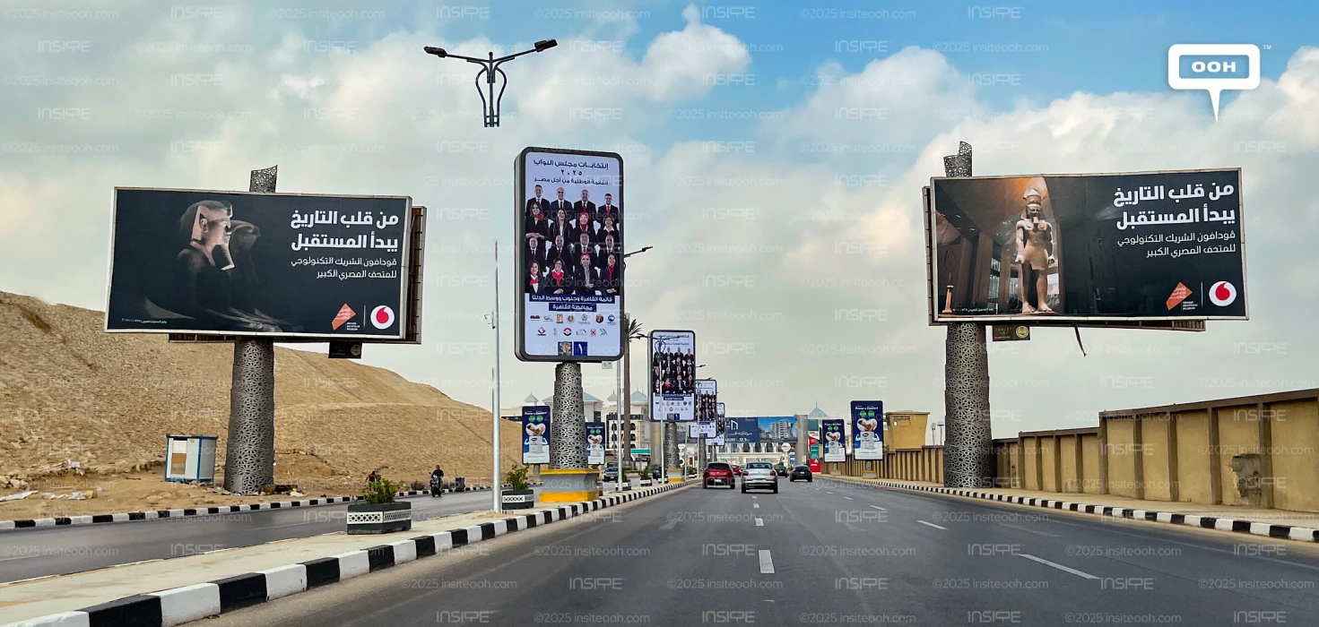 Vodafone Connects Egypt’s Past and Future with a Grand OOH Presence in Cairo