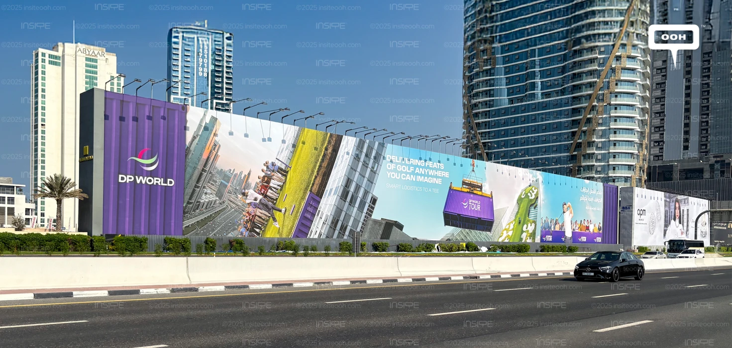 DP World Tour Brings The Power of Global Golf with Tommy Fleetwood in Dubai's OOH