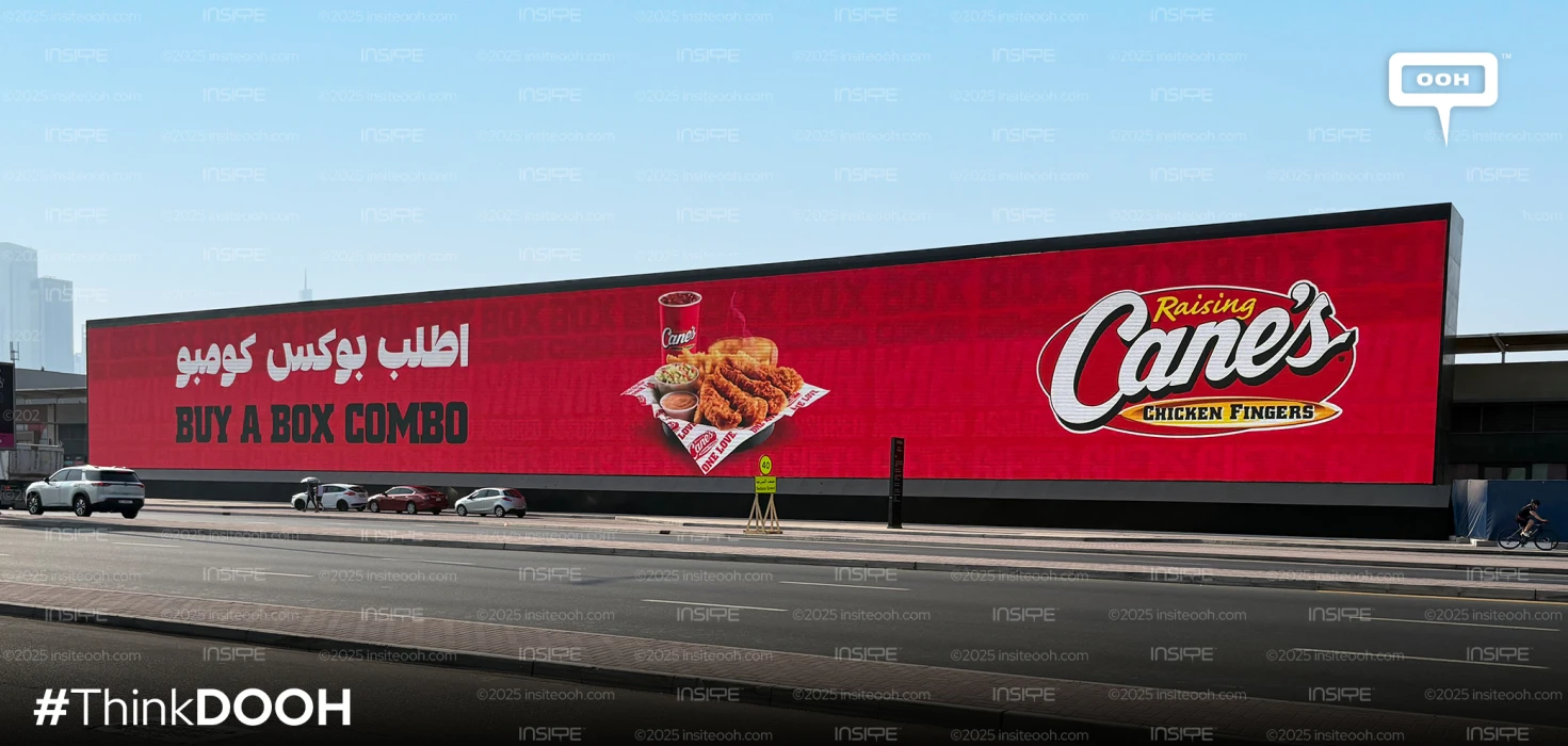 Raising Cane's Celebrating 10 Years of Flavor Across Dubai’s D/OOH Scene