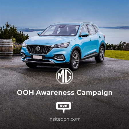 MG’s New HS Hybrid+ Flagship Striking UAE's Billboard Presence