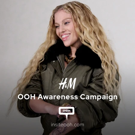 H&M & Elyanna Collection: Where Fashion and Music Collide on D/OOH