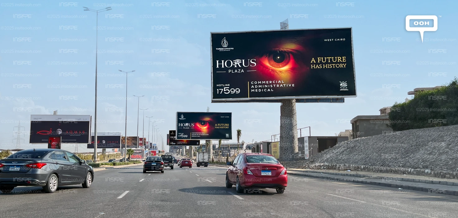 A Historic Symbol Revived: Horus Plaza Shines Across Cairo’s OOH Platforms