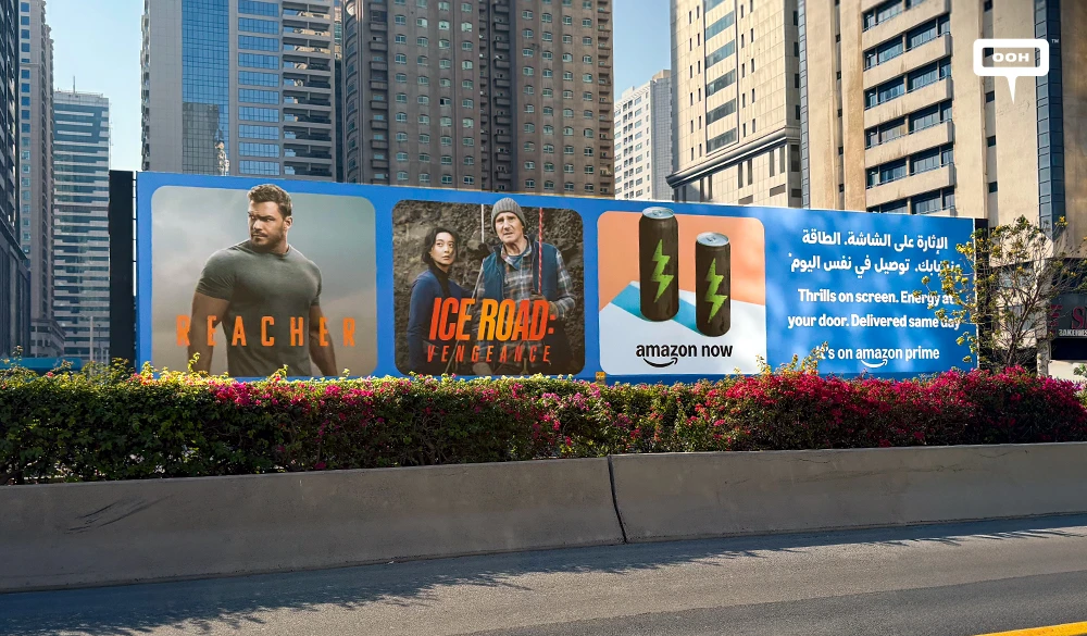 Amazon's UAE Billboards Bring Thrills on Screen & Energy at Your Door