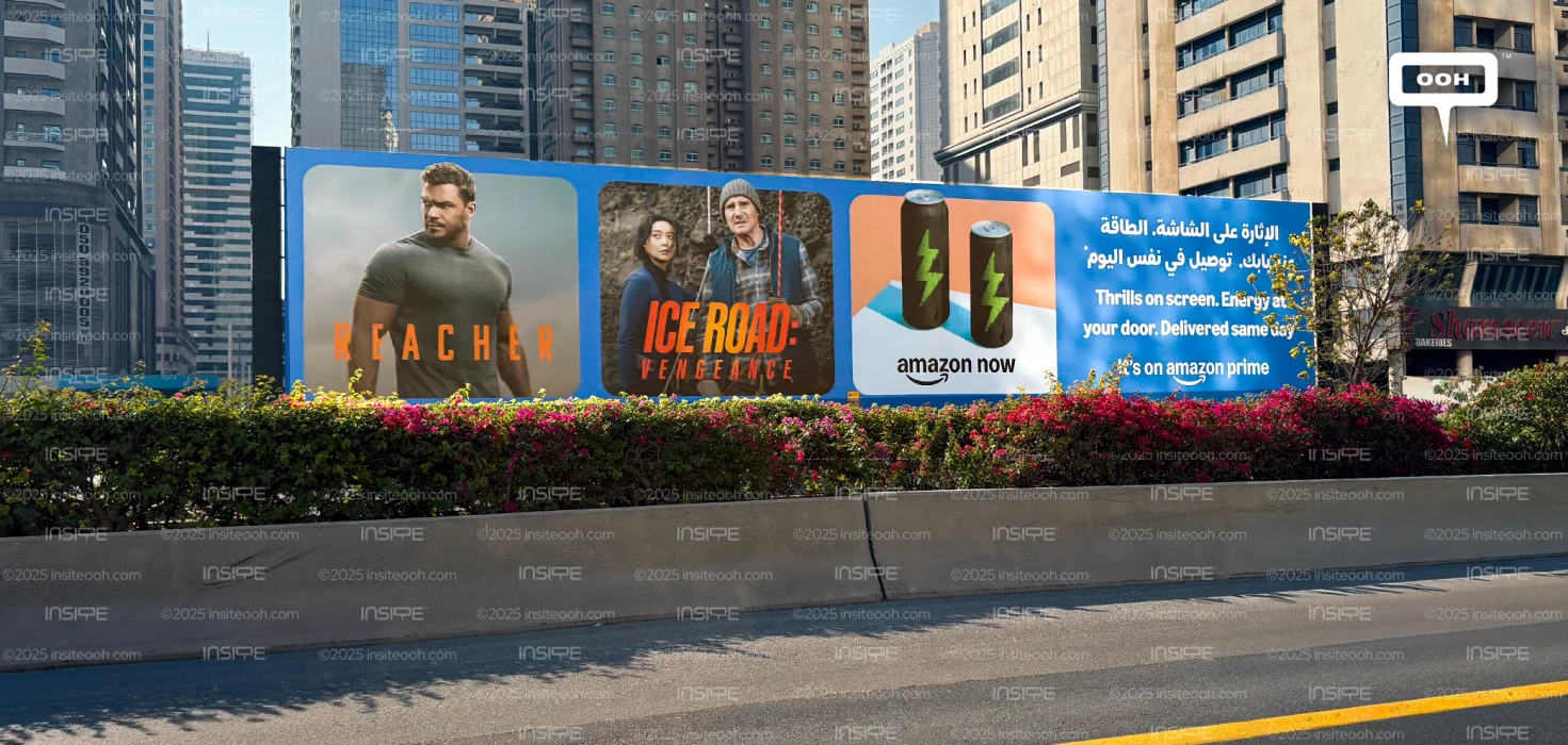 Amazon's UAE Billboards Bring Thrills on Screen & Energy at Your Door