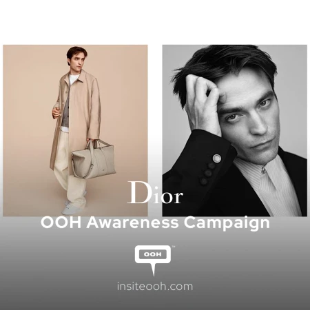 Robert Pattinson Broods on Dubai’s Billboards in Dior’s Dreamy Vision