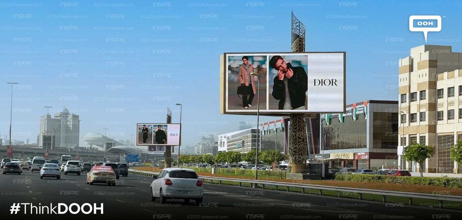 Robert Pattinson Broods on Dubai’s Billboards in Dior’s Dreamy Vision