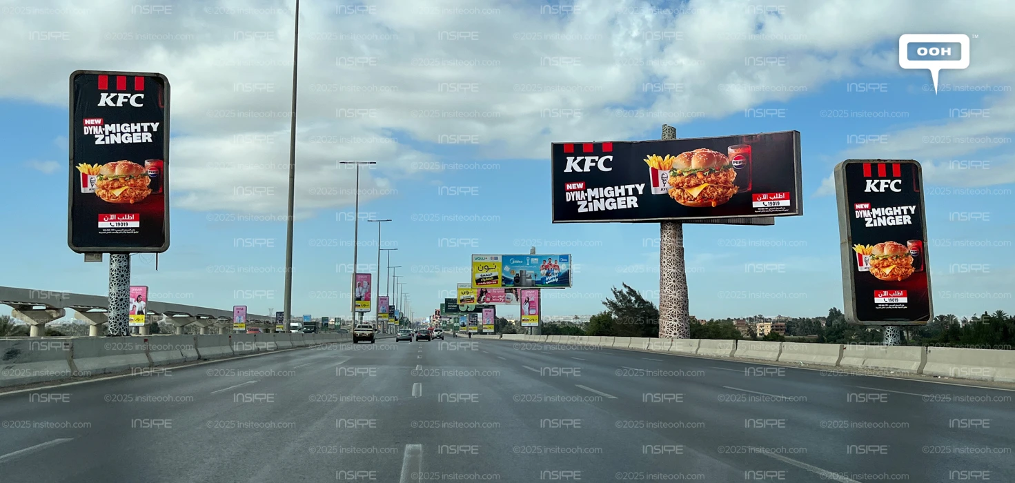 KFC Unleashes the New Dyna-Mighty Zinger on Cairo’s OOH