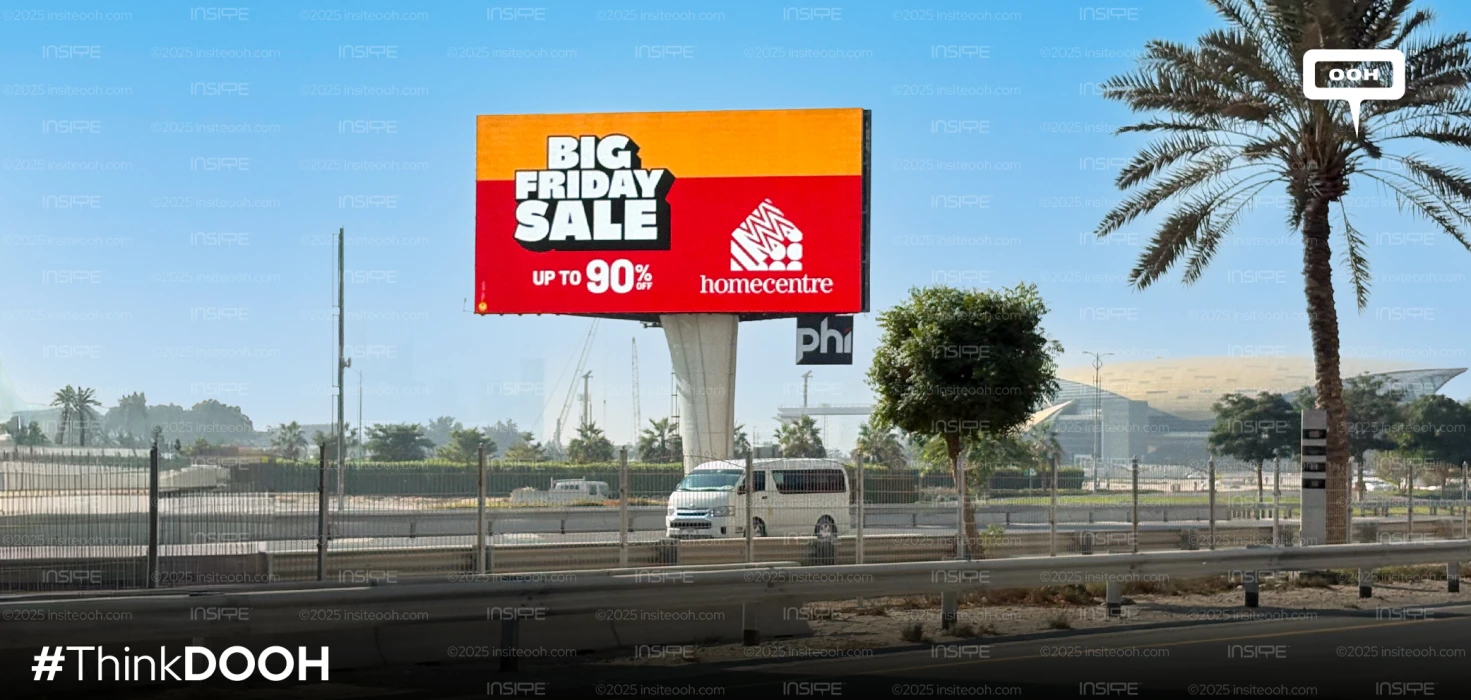 Home Centre Wide D/OOH Campaign Spotlighting  Massive Big Friday Sale