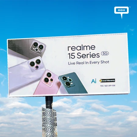 Realme 15 Series: Live Real in Every Shot on Cairo's Billboards