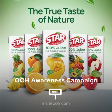 STAR Juice Brings the “True Taste of Nature” to Sharjah’s Billboards