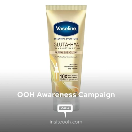 Vaseline Gluta-Hya Paraded on Dubai's Outdoor Billboards