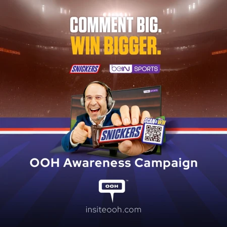 Snickers Lights Up Dubai with New Football-Themed D/OOH Rewards Campaign