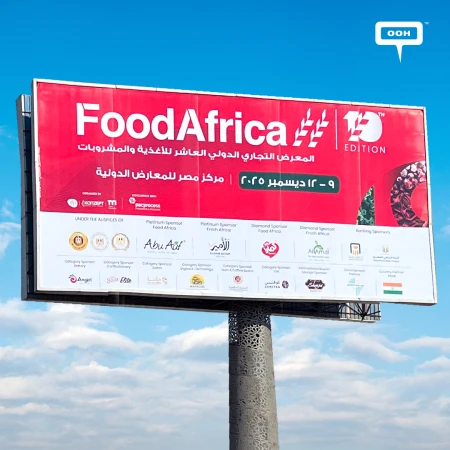 The 10th Edition of Food Africa Expo Grabs Attention with Bold Red Billboards