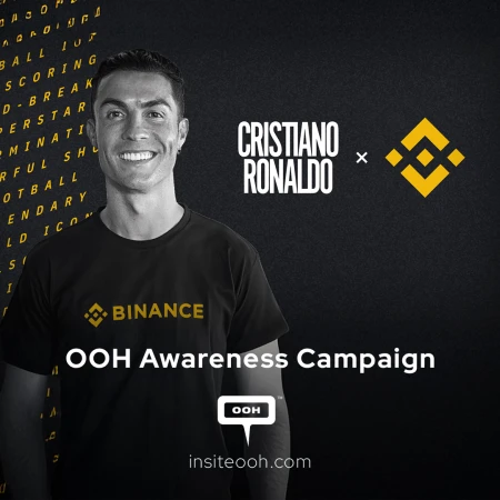 Binance Goes Live on UAE Digital Screens with Ronaldo Front and Center