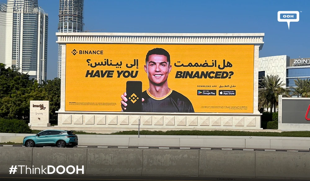 Binance Goes Live on UAE Digital Screens with Ronaldo Front and Center