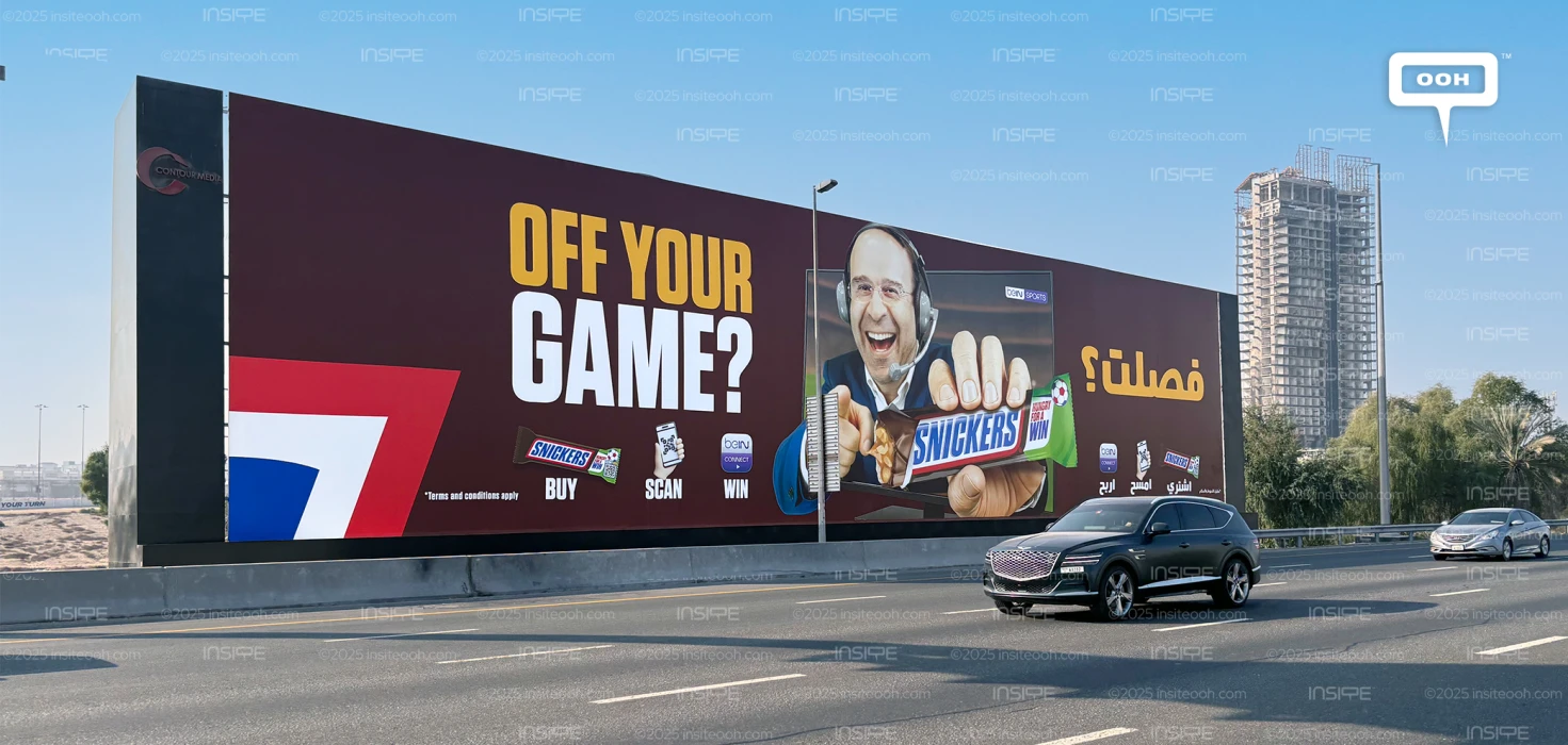 Snickers Lights Up Dubai with New Football-Themed D/OOH Rewards Campaign