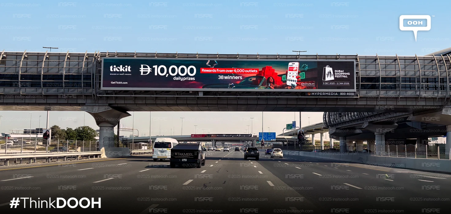 Tickit Takes Over the City: A Reward-Fueled Spectacle Lighting Up UAE Billboards