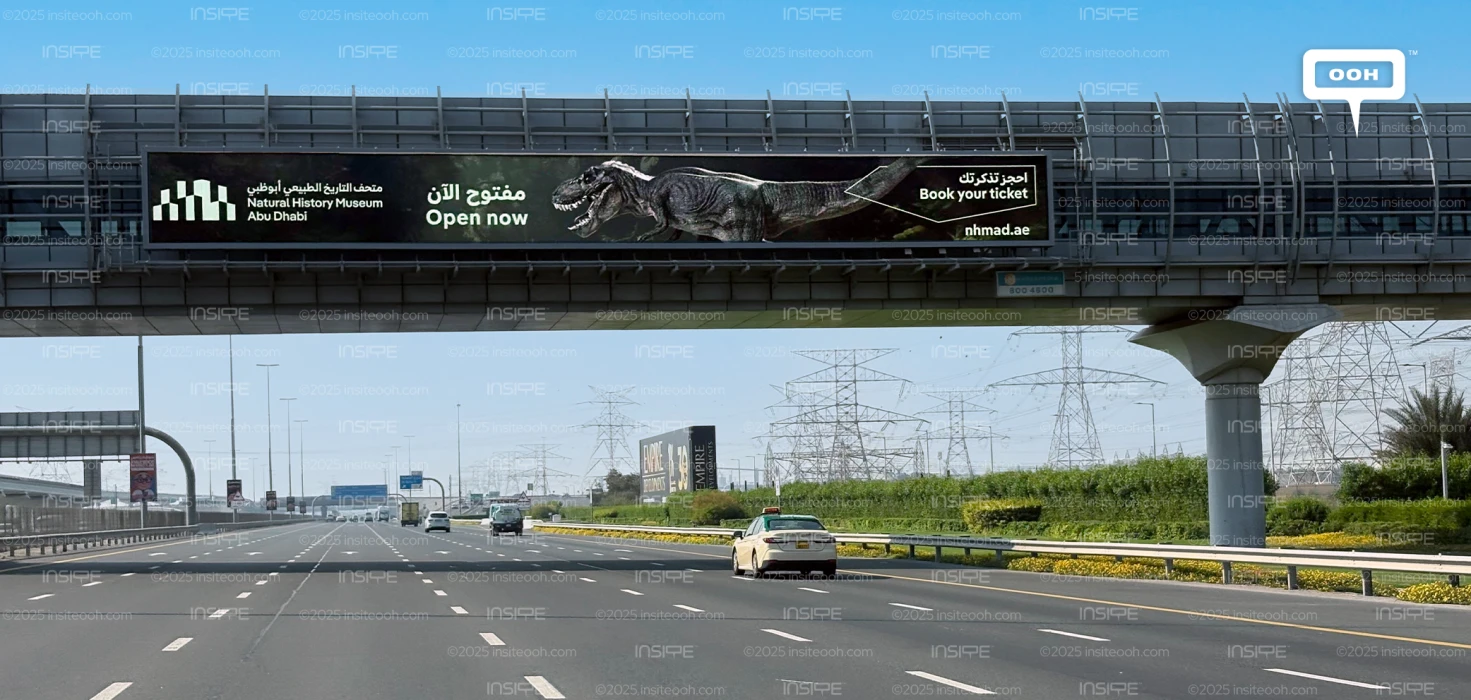 "Stan" the T. rex Invites You to Visit Natural History Museum Abu Dhabi via OOH