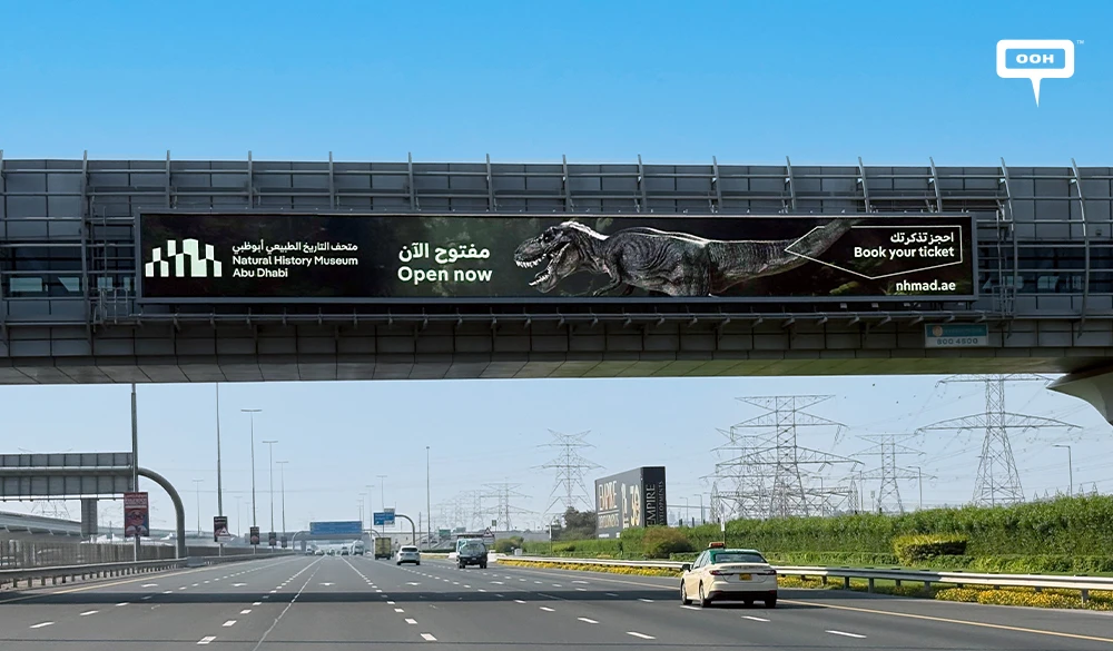 "Stan" the T. rex Invites You to Visit Natural History Museum Abu Dhabi via OOH