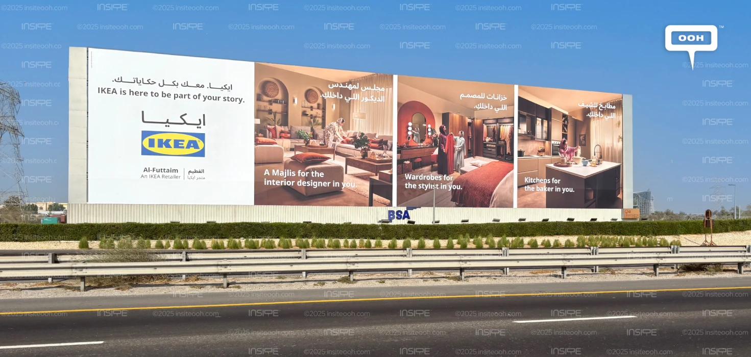 IKEA Writing Your Home Story Across Dubai's Out-of-Home Billboards