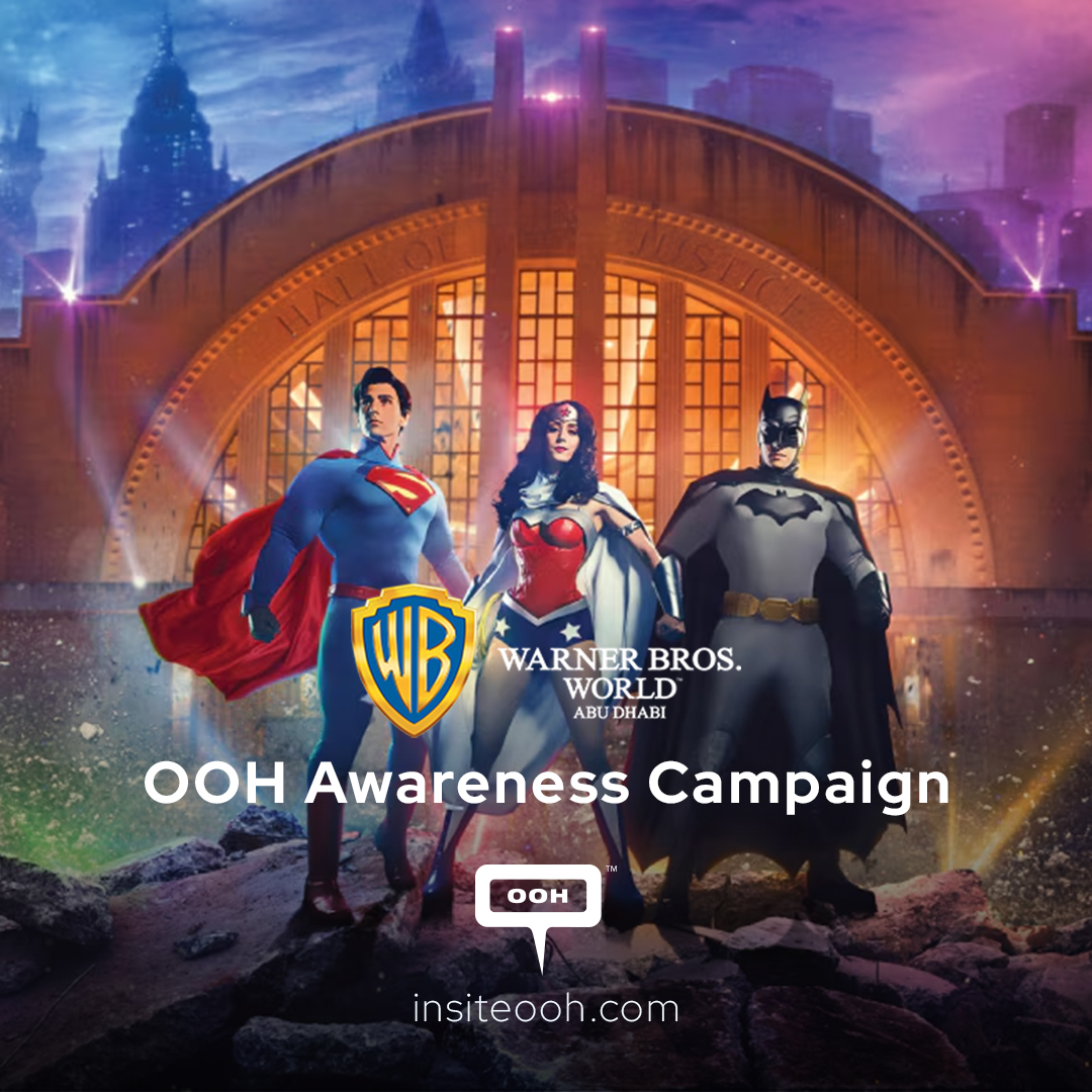 Warner Bros World DOOH Campaign for unforgettable Ride