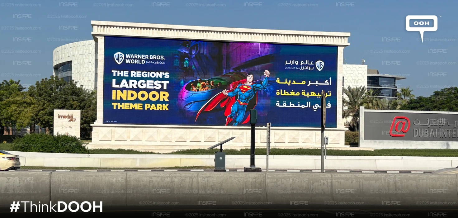 Warner Bros World DOOH Campaign for unforgettable Ride