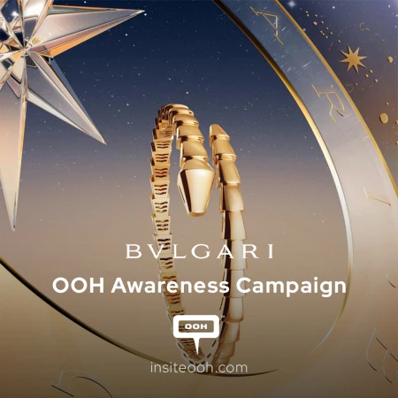 Bvlgari’s Winter Edit, Played Out on Dubai’s Out-of-Home Billboards