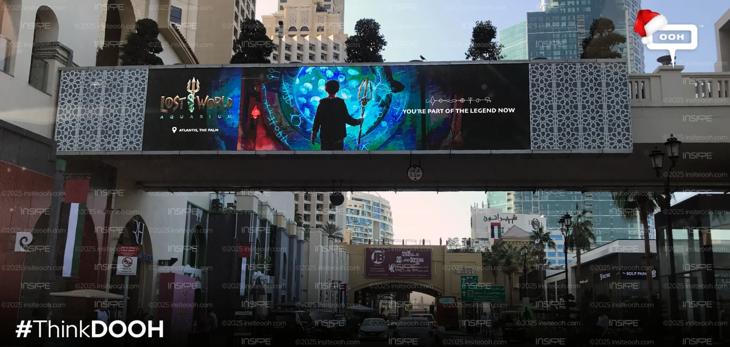 Atlantis Aquaventure Turns Dubai’s DOOH Into an Oceanic Story Portal