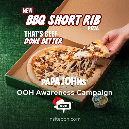 Papa John’s New Pizza Has UAE Buzzing, and the Billboard Gets It