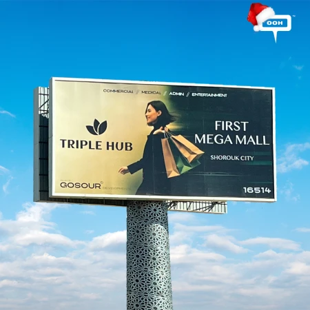 Triple Hub Mega Mall Made an Appearance on Cairo's Billboards