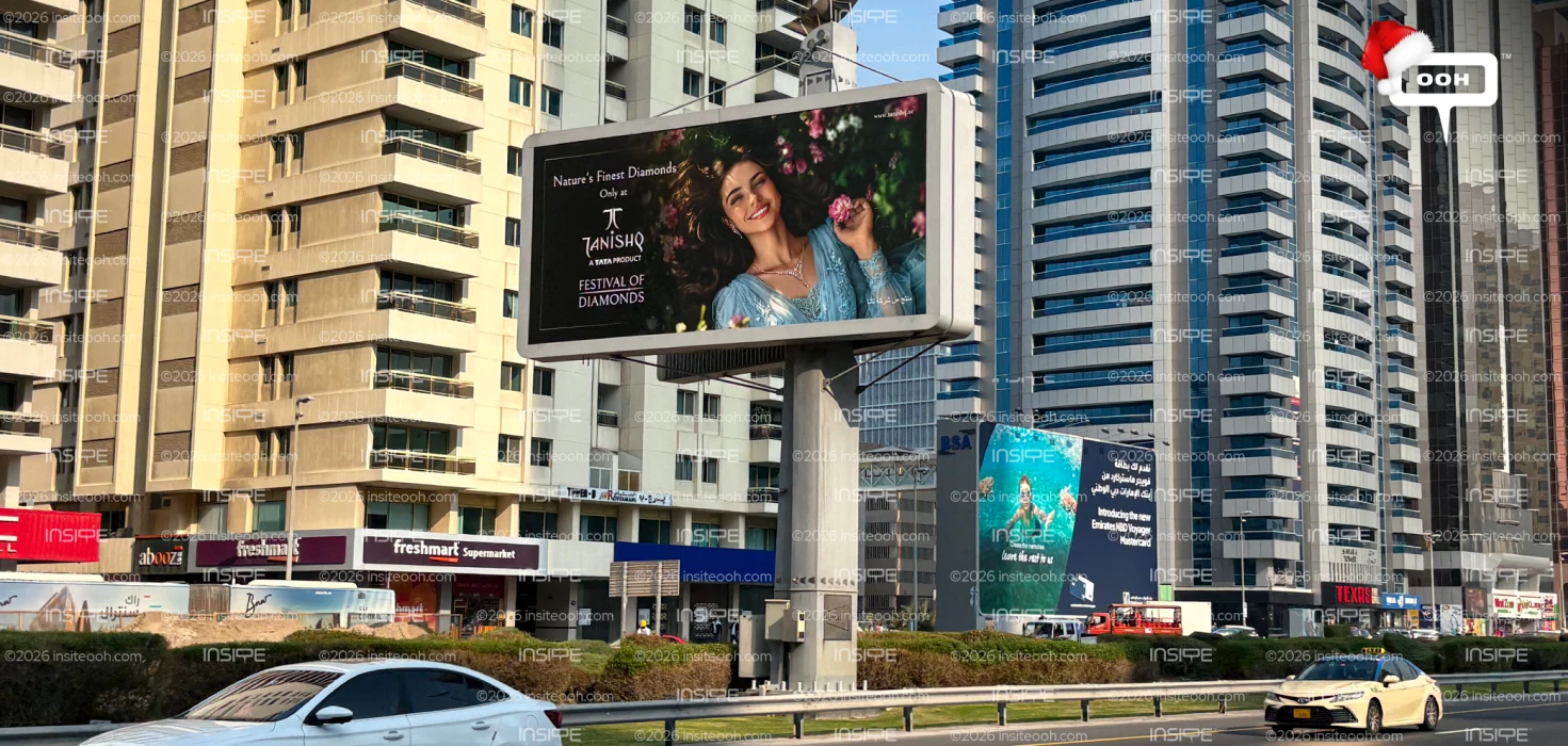 Ananya Fronts Tanishq's Exquisite Diamond Collection Across Dubai Billboards