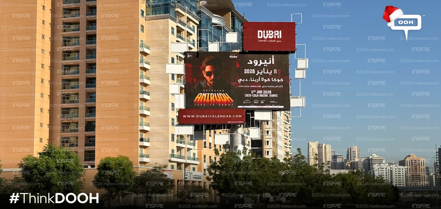 DOOH Campaign: Rockstar Anirudh, Performs Live in Dubai