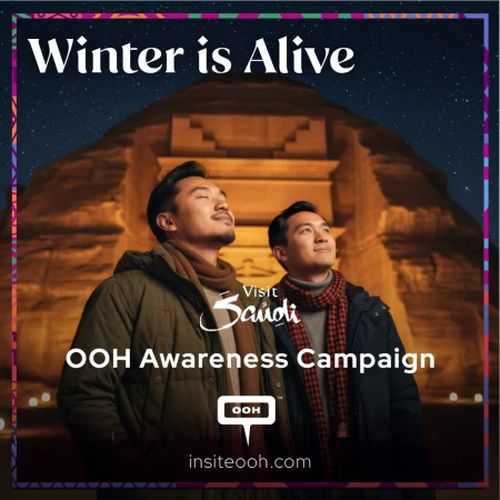 Winter Is Alive — And Saudi Is Showing Exactly What the Season Looks Like on Dubai's DOOH
