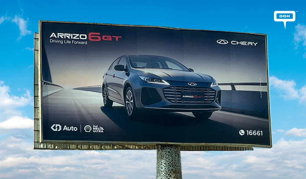 Arrizo 6 GT by Chery Drives Forward Across the Outdoor Advertising Scene