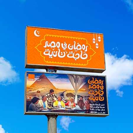 Orange hits Cairo’s billboards with “Ramadan in Egypt is something special” to present Ramadan 2021’s special offers