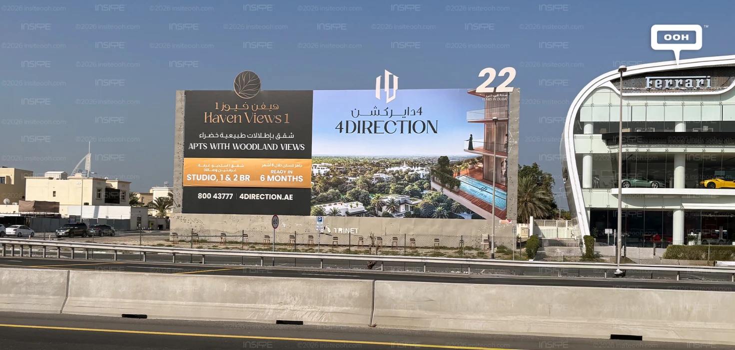 4Direction Brings Haven Views 1 to Life with a Standout Die-Cut Billboard