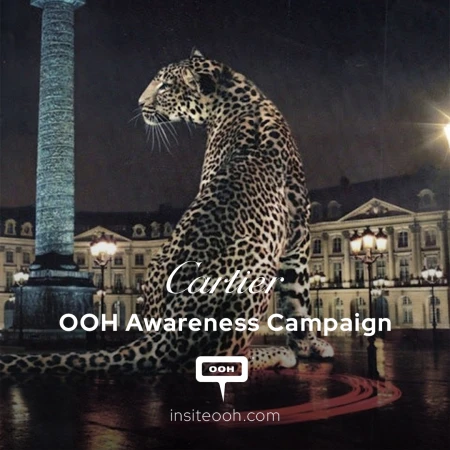 Cartier's Roar of Elegance Unleashes the Panther in a Daring OOH Campaign