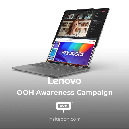 Lenovo’s Die-Cut UAE Billboards Turn the ThinkBook Into the Message